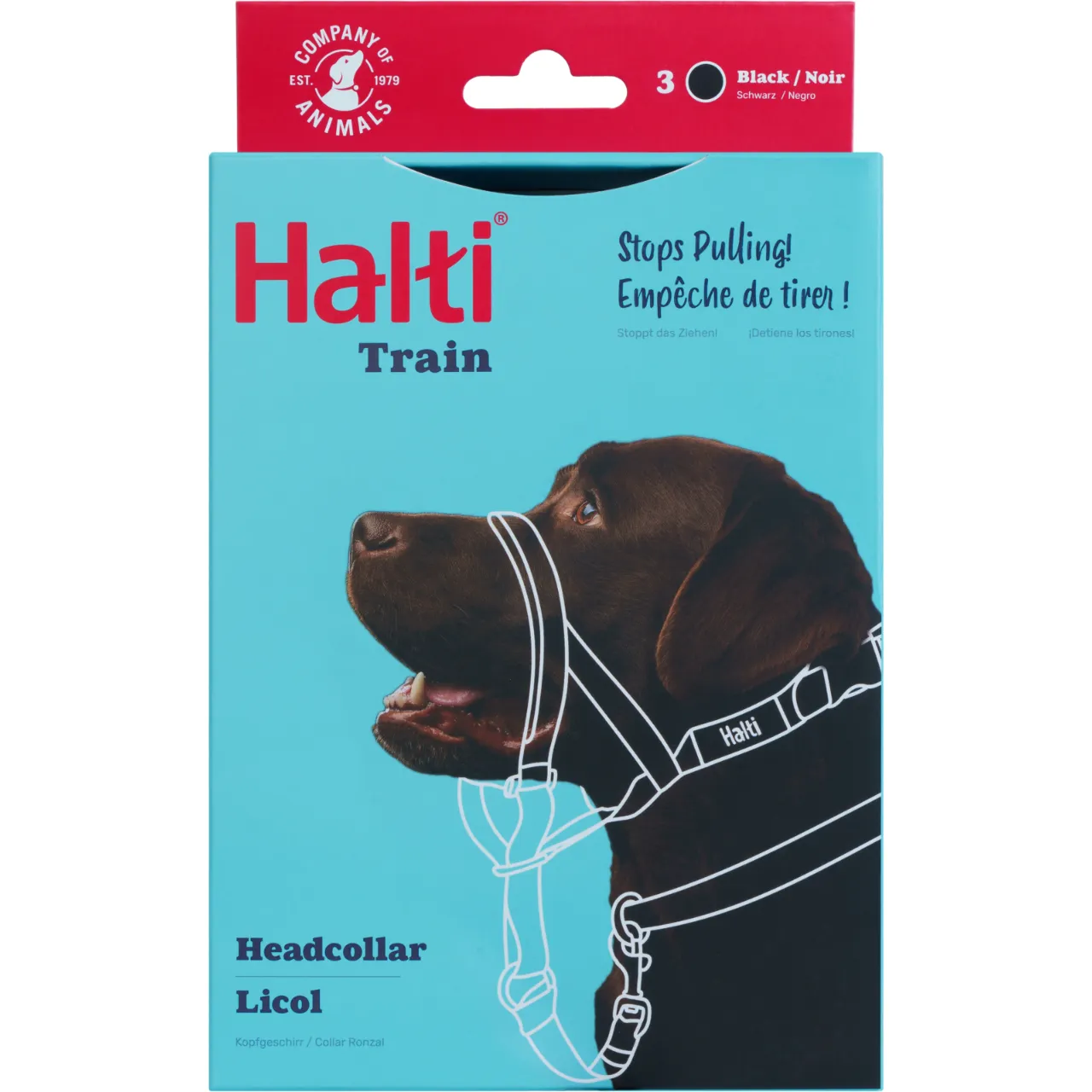 Halti OptiFit snudesele til hund medium nr 3